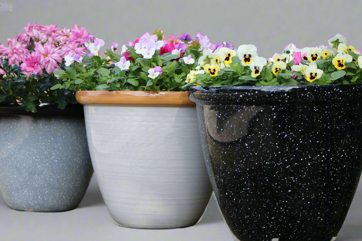 large honey pot planter Honey Pot Planter – Distinctive Planters