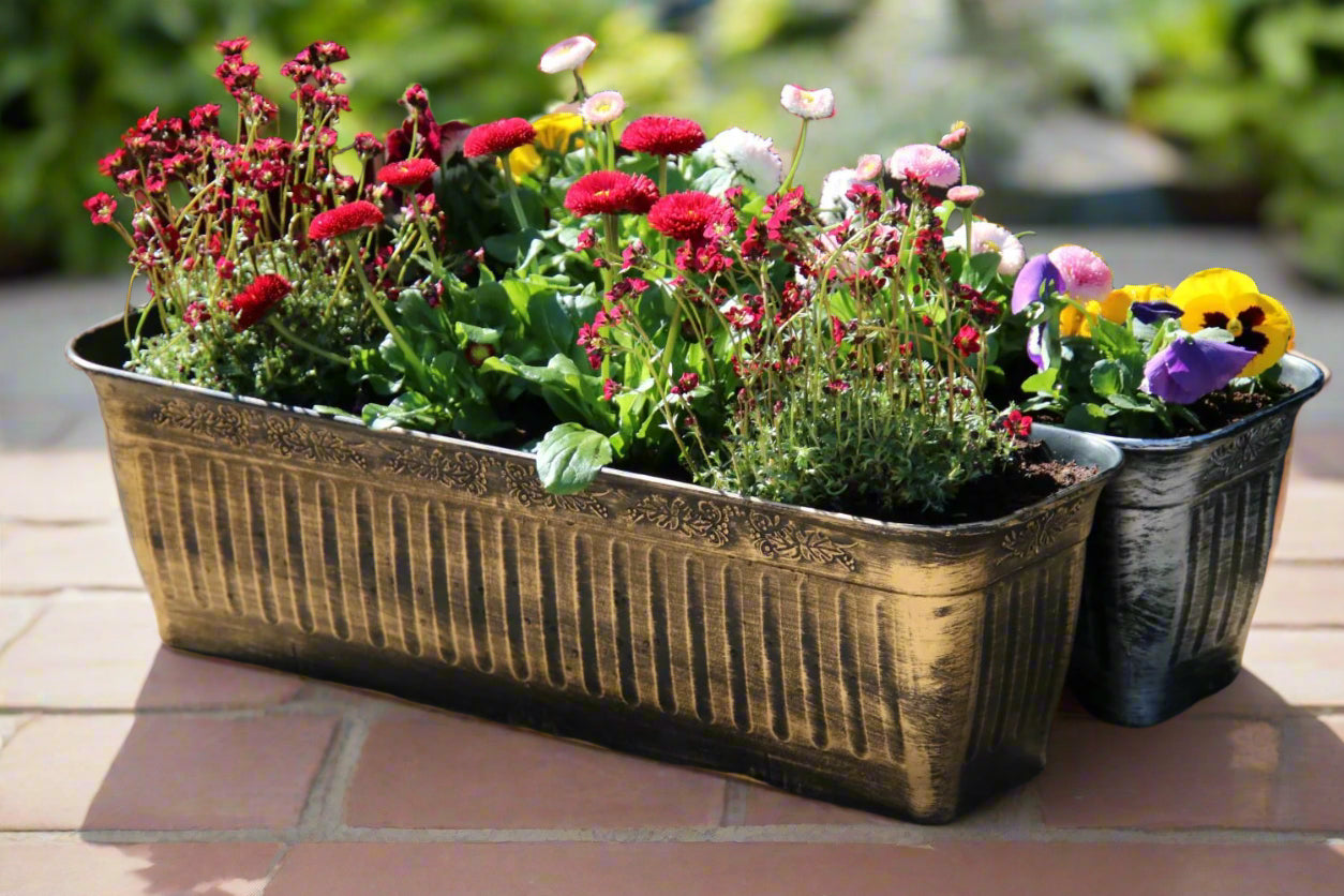Floral Fluted Window Box