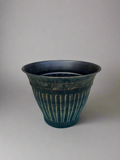 Floral Fluted Planter