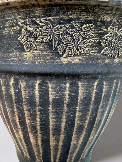 Floral Fluted Planter